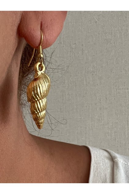 Minimal-Sade Sea Shell Themed Earrings