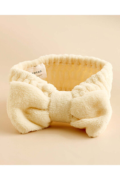 Women Beige Spa Headband
