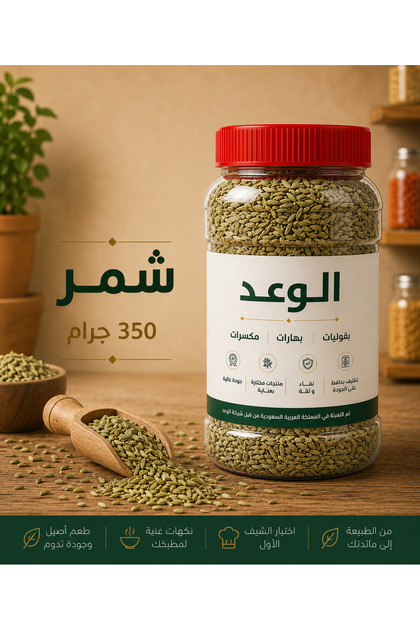 شمر حب 350 جم
