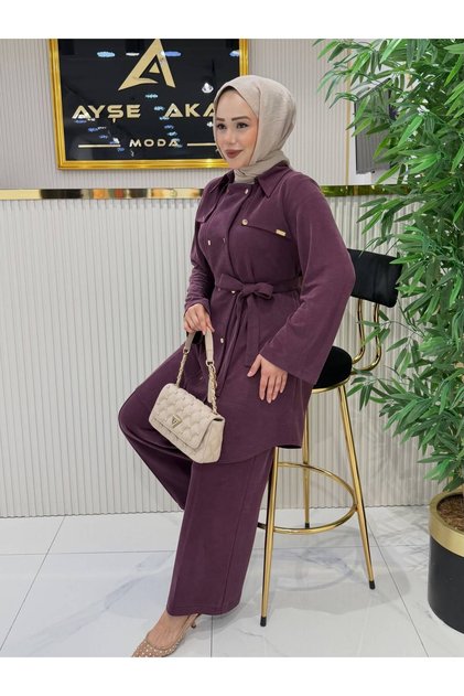 AYŞE AKAY DÜĞMELİ TAKIM