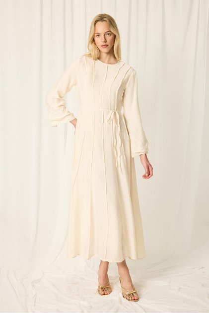 Part-Stitched Dress