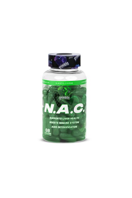 Grimlabs Na.C (N-Acetyl Cysteine) 500Mg 60 Caps