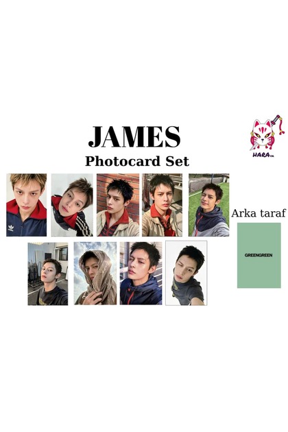 Cortis Kpop Group Green Green Album James Photocard Set (9 Pieces) Fanmade