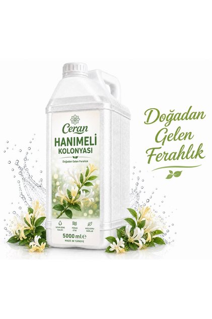 HANIMELİ KOLONYASI RENKSİZ 5 LİTRE ŞEFFAF RENK
