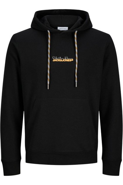 JACK &JONES Hanorac Kendrick Sweat Hood - 12298421-Negru