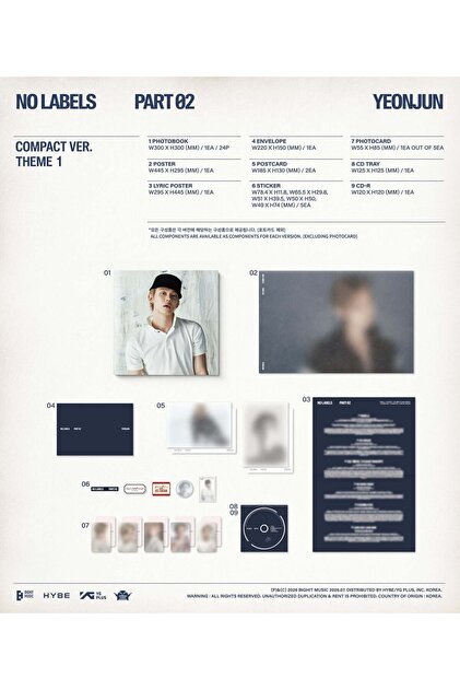 tays store YEONJUN - [NO LABELS: PART 02] Compact Ver. Album - Fiyatı