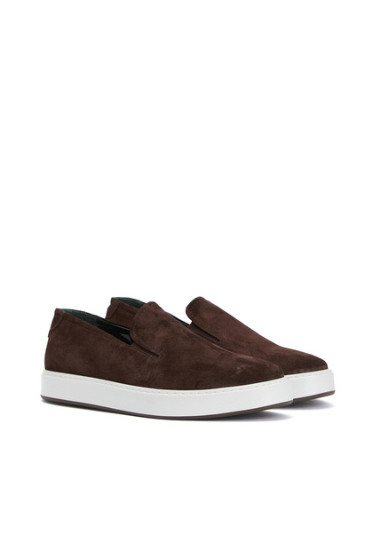 Kahverengi Erkek Süet Loafer
