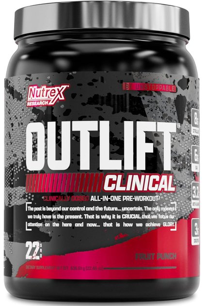 Research Outlift Clinical Pump Pre-Workout with Creatine Eaa Amino Acid Complex 630 Gr
