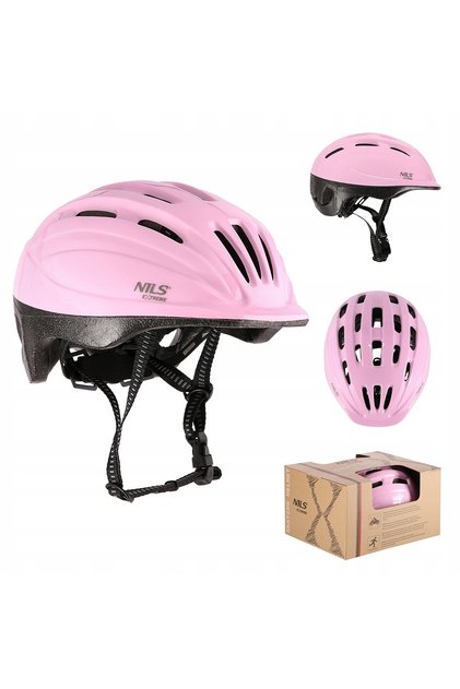 Cască de bicicletă reglabilă pentru fetițe, 48-52 cm