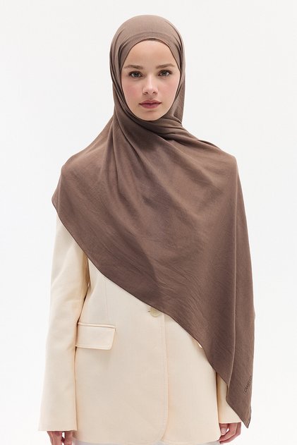 Comfort Cotton Shawl - Mink