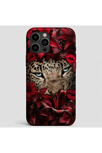 iPhone 16 PRO Uyumlu Desenli Bordo Lansman Telefon Kılıfı K173