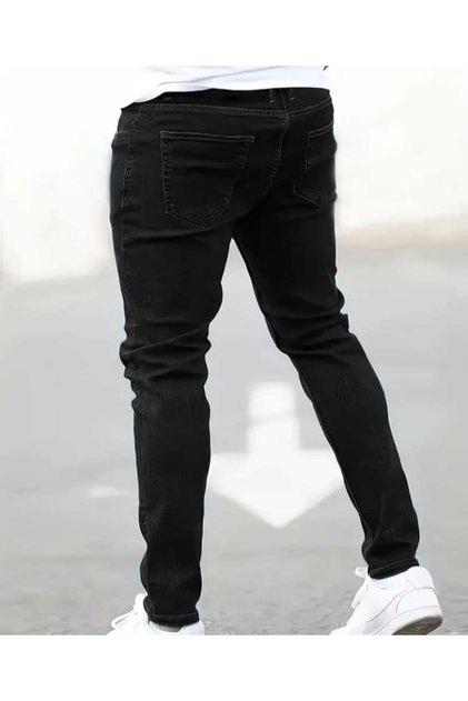 Men's Straight Cut Stretch Fabric Men's Jeans Men's Stretch Fabric Jeans
