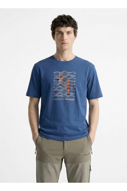 Discovery Expedition D6SM-TST3788 INDIGO Bisiklet Relaxed Baskılı