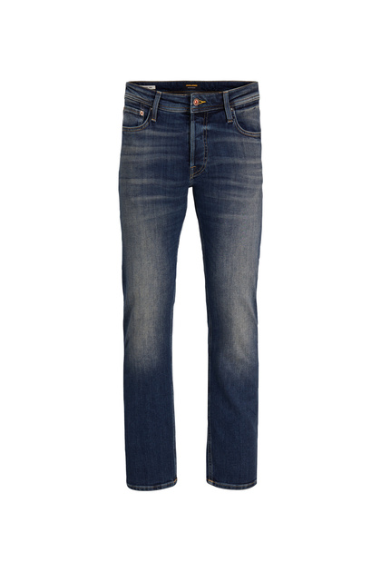 Jack & Jones Koyu Mavi Erkek Tapered Fit Denim Pantolon 12158610