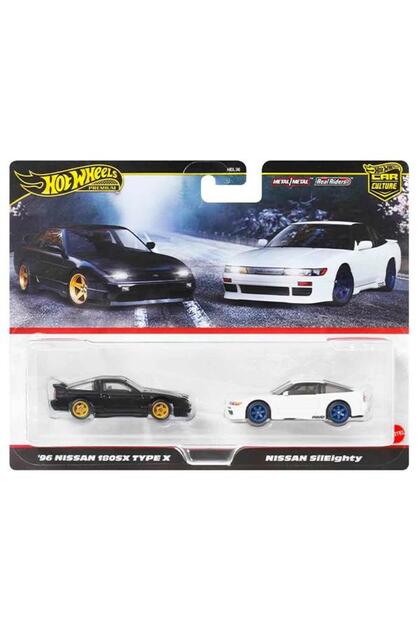 HOT WHEELS Premium 96 Nissan 180Sx Type x ve Nissan SilEighty
