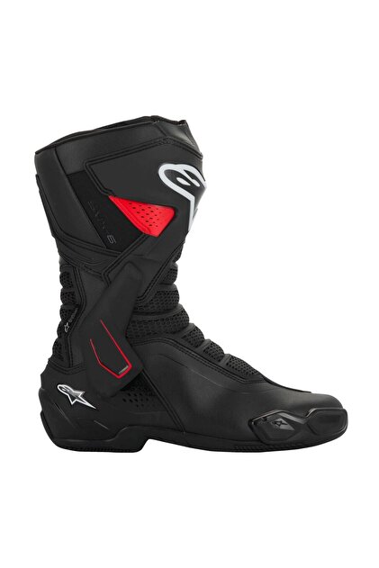 Alpinestars SMX-6 V3 DS WP Korumalı Motosiklet Botu Siyah Kırmızı