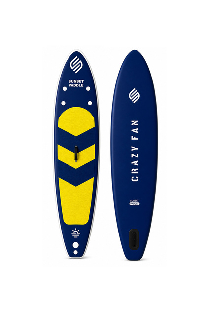 Greenmall Crazy Fan Sarı Lacivert Şişme SUP Board / Paddle Board