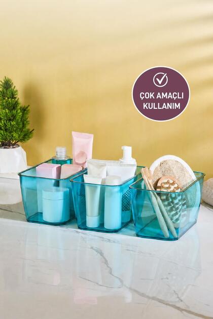 3 Pieces 2 Lt. Salve Refrigerator-Bathroom Organizer Organizer
