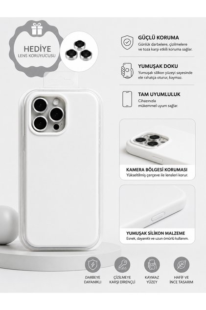 iPhone 13 (6.1 Inch) Compatible Velvet Inside, Stain Resistant Premium Launch Case Special Boxed Lens