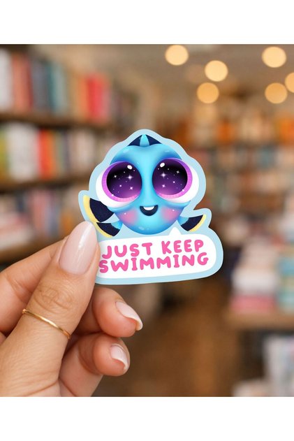 Tekli Sticker - Just Keep Swimming