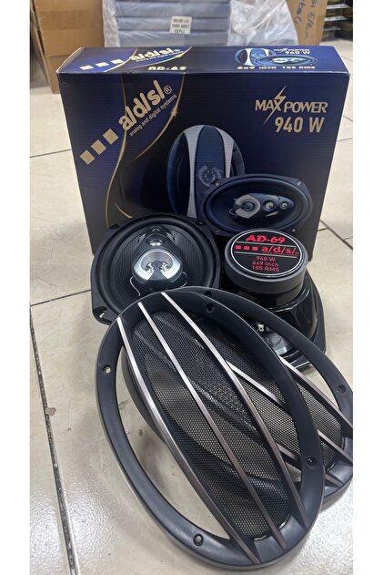 Bm Audio A/d/s 940 Watt 6x9inç 16x24cm Tweeterli 4 Yollu Oval