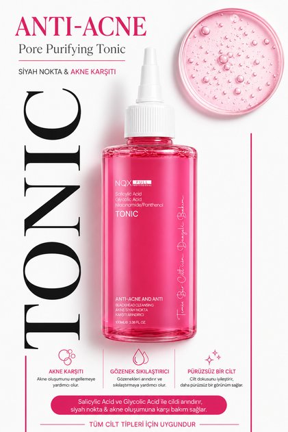 Anti-Acne and Blackhead Tonic |   Salicylic Acid + Glycolic Acid |   For Problematic Skin