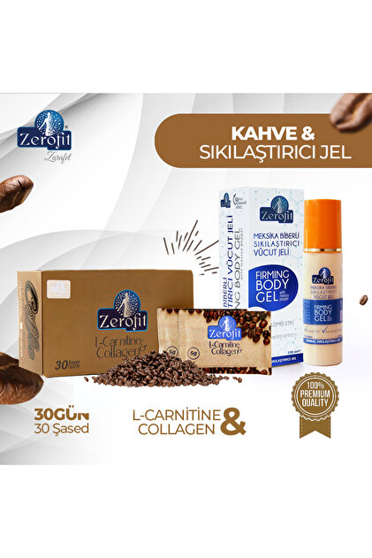 Zerofit Kolajen & L'carnitine Ekstrat 30 Şase Form Kahve 150 Gr
