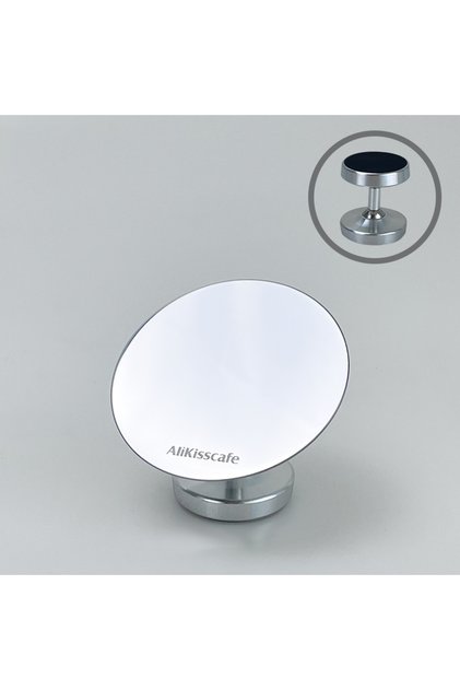 Sliver Espresso Shot Mirror Extraction Magnetic Adjustable Bottomless Portafilter Stainless Steel Co