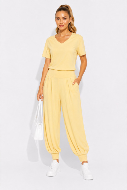 Women's Lycra Modal Shalwar Set, Comfortable Cut, Two-Piece Top and Bottom Set, Summer Loose Casual Combination