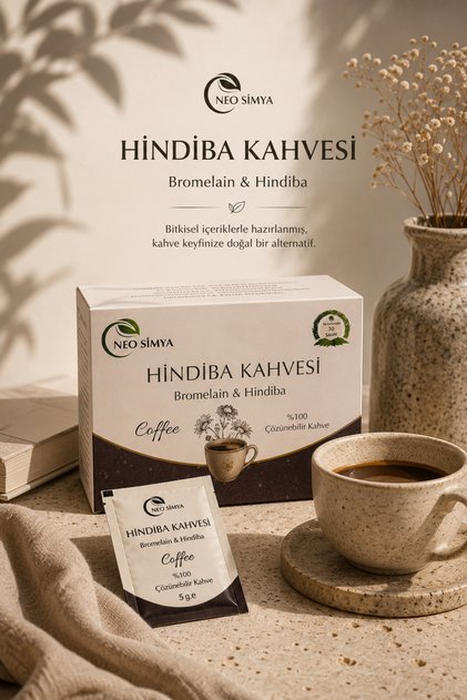 Hindiba Kahvesi | Bitkisel Kahve | Bromelain & Hindiba | 30 Tek Kullanımlık Şaset
