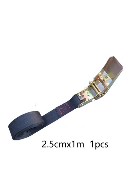black dl 1m Truck Cargo Binding with Ratchet Tensioner Self-locking Binding Fixed Brake Rope Bundle