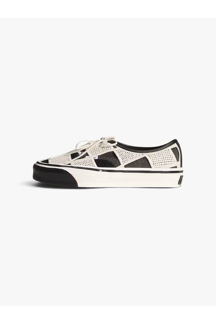 LX Authentic 44 Shell Knit Uniseks Siyah/Beyaz Spor Ayakkabı - VN000Y0R