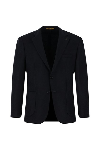 7 Drop Slim Fit Dar Kesim Spor Yünlü İtalyan Ceket