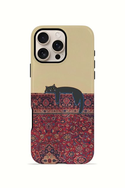 iPhone 16 Pro Vorian Double Layer Case Persian Cat Lounge
