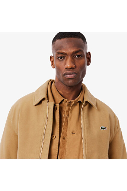 Lacoste Erkek Classic Fit Gömlek Yaka Bej Ceket - Fiyatı, Yorumları