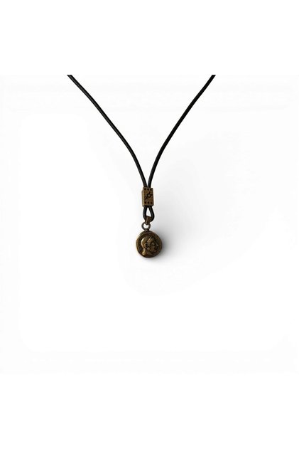 Ancient Greek Silhouette Coin Necklace