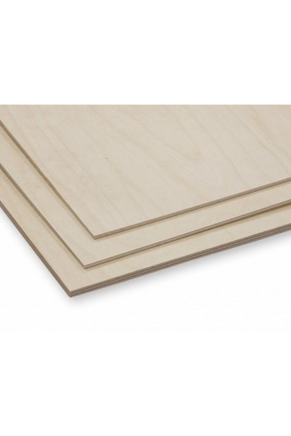 Placaj de mesteacăn finisat cu laser, 4 x 300 x 600 mm (5 straturi)