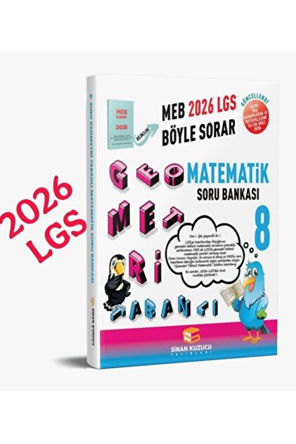 SİNAN KUZUCU YAYINLARI 8. Sınıf Lgs Geometri Tabanlı Matematik