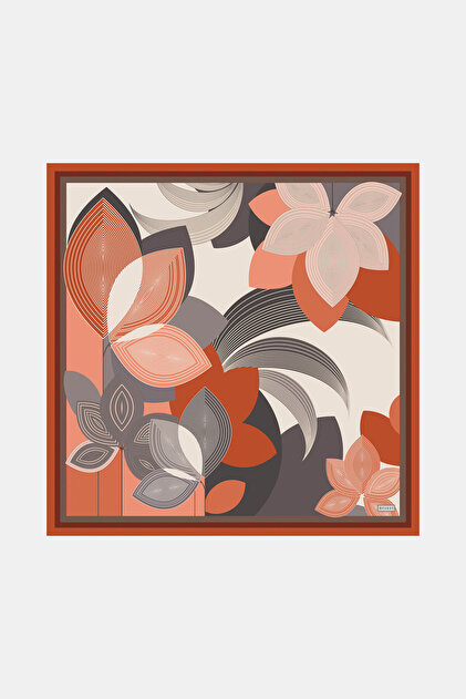 ÇİÇEK DESENLİ TWILL İPEK GAVROŞ