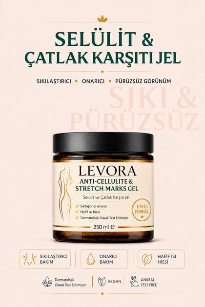 Levora , Sıkılaştırıcı, Selülit & Çatlak Giderici Vücut