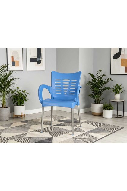 Modern Design Durable Plastic Chair with Armrest