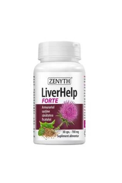 LiverHelp Forte 700 мг - Zenyth Pharmaceuticals, 30 капсули