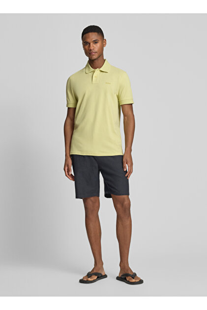 Yeşil Erkek Regular Fit Logo Baskılı Polo T-Shirt Prime_50560372