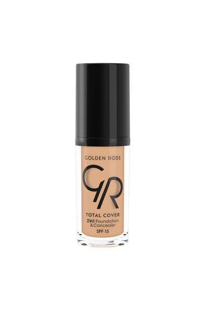 TOTAL COVER 2IN1 FOUNDATION AND CONCEALER SPF15 4 BEIGE 30ML