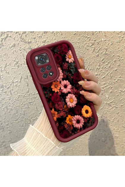 Redmi Note 11/Note 11S Compatible Fashion Spring Flower Pattern Case, Scratch-Resistant