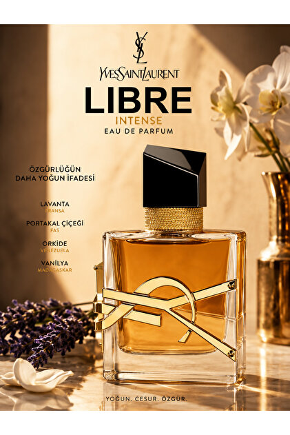 イブサンローランLIBRE EAU DE PARFUM INTENSE 30ml Yves Saint Laurent Libre Intense Eau de EDP Yeni Kadın Parfümü