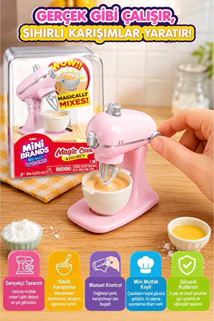 GIOCHI PREZIOSI Mini Brands Really Works Magic Cook Mutfak Mikseri
