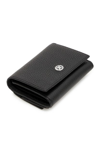 Black Genuine Leather Women's Wallet - S1Cb00005819-A41