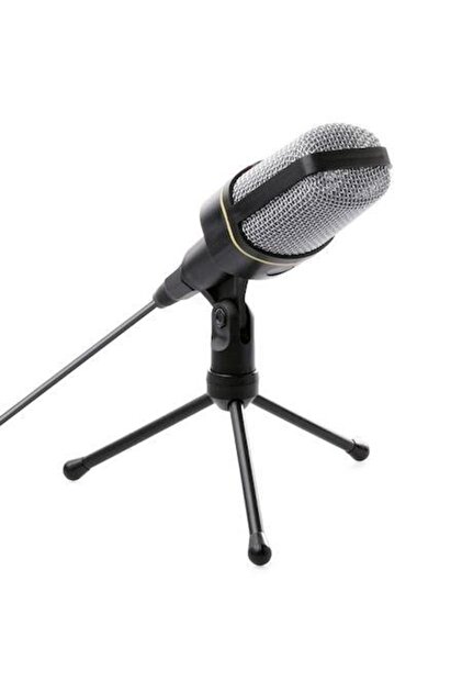 Microfon profesional Andowl QY-920, vlogging si podcast, Negru
