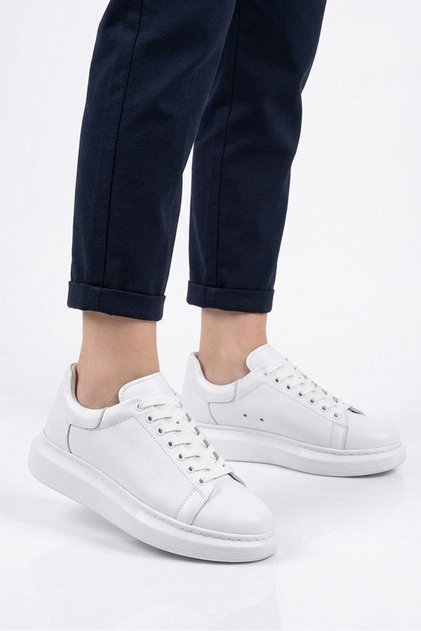 High Quality Alexander Model Thick Sole Lace-Up Women's Sneaker